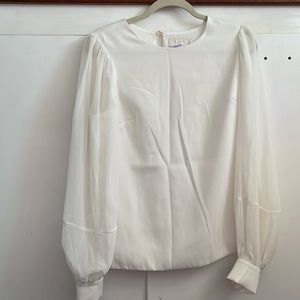 Puffy sleeve blouse